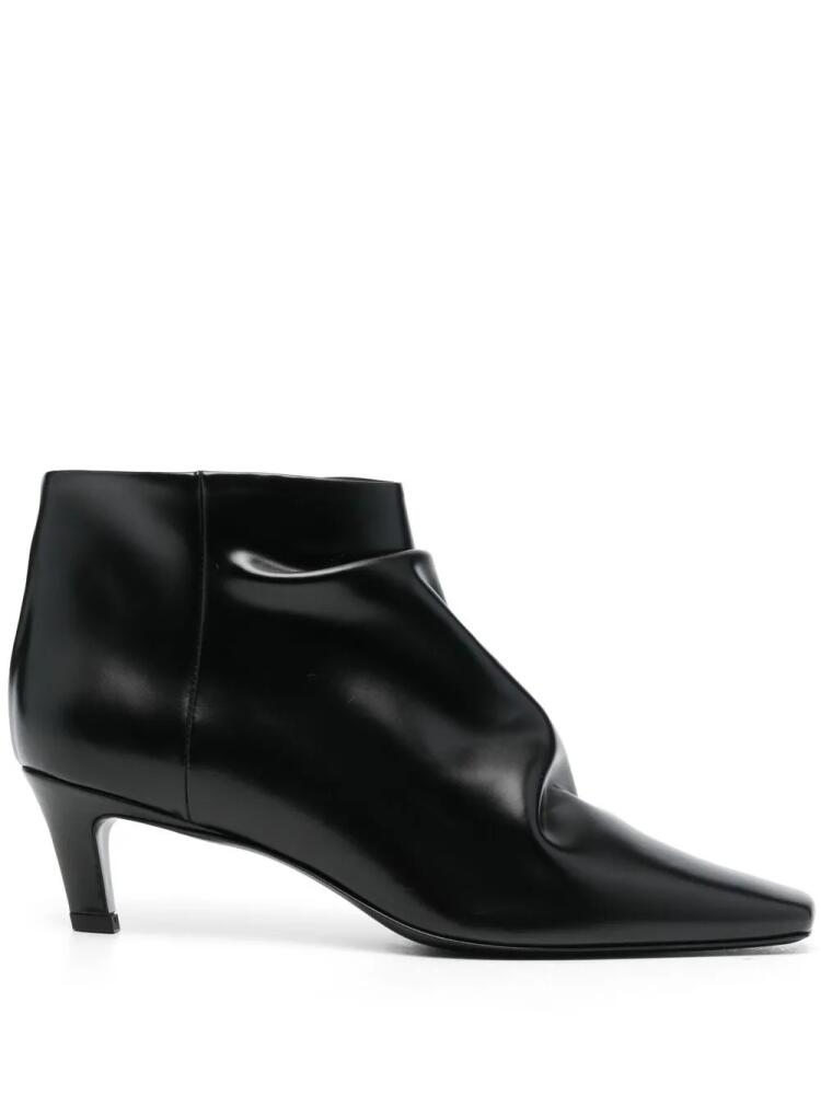 TOTEME 60mm leather ankle boots - Black Cover