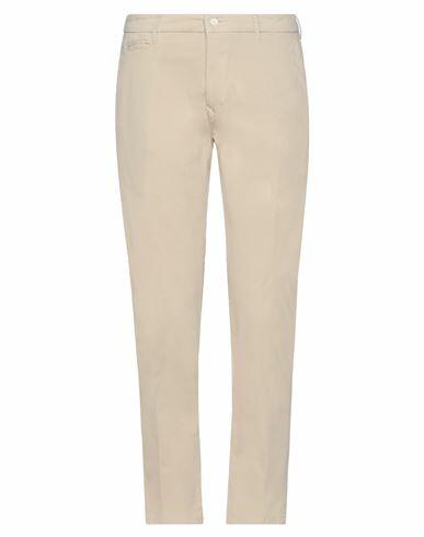 0/zero Construction Man Pants Beige Cotton, Elastane Cover