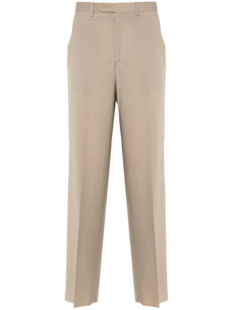 Paura Troy wool tailored trousers - Brown Cover