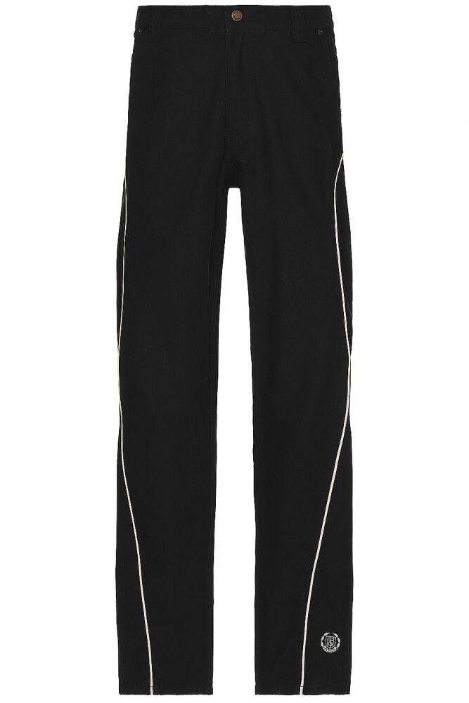 Honor The Gift A-Spring Canvas Piping Pant in Black Cover