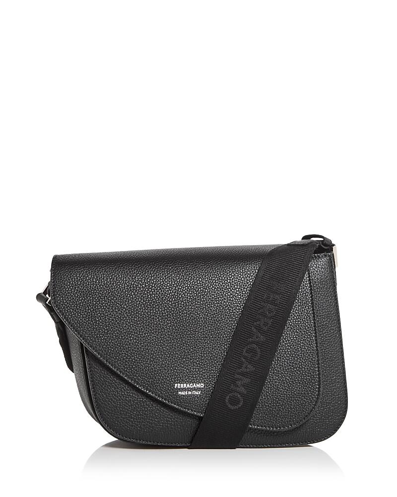 Ferragamo Fiamma Leather Crossbody Cover