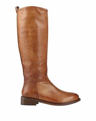 Paola Ferri Woman Boot Camel Soft Leather Cover