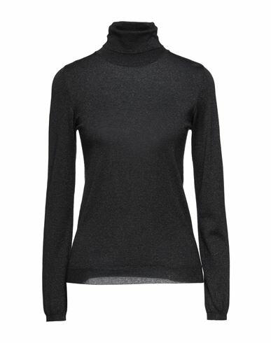 Brunello Cucinelli Woman Turtleneck Steel grey Cashmere, Silk, Polyamide, Metallic Polyester Cover