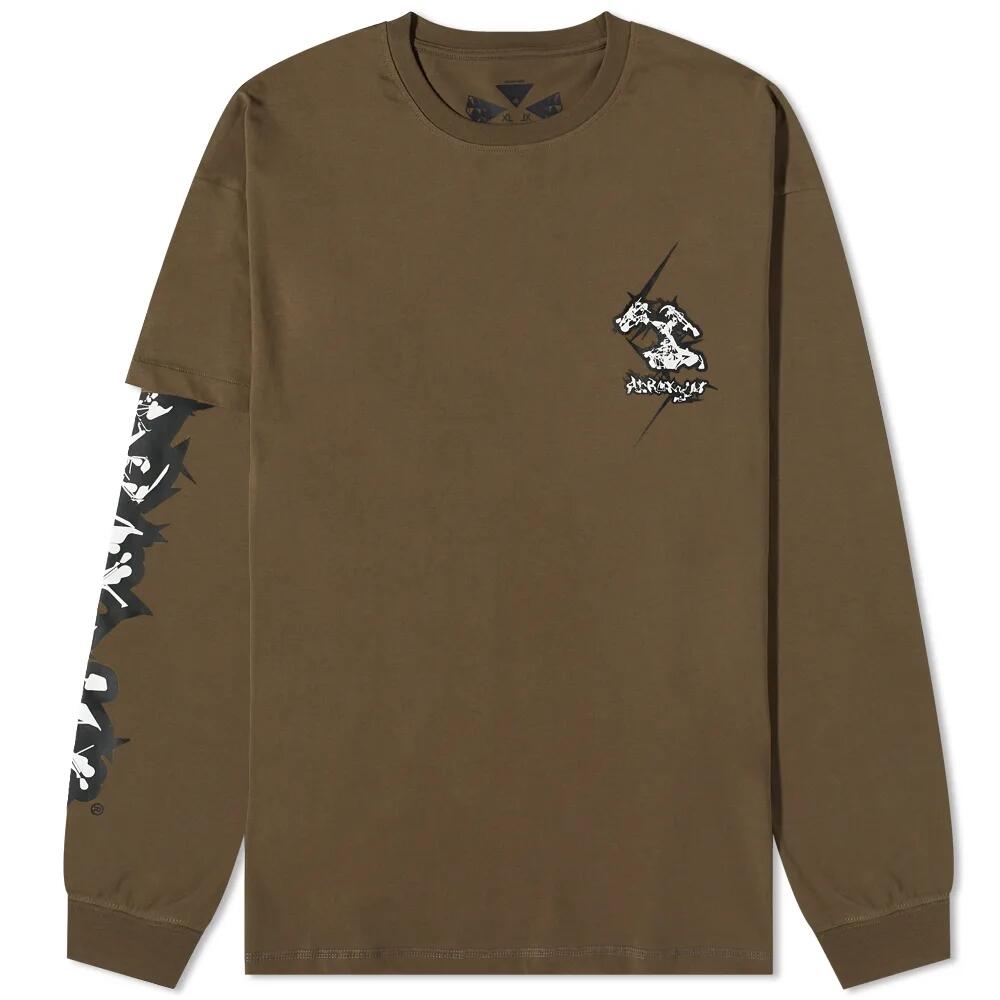 Acronym Men's 100% Organic Cotton Long Sleeve T-shirt in Raf Green Cover