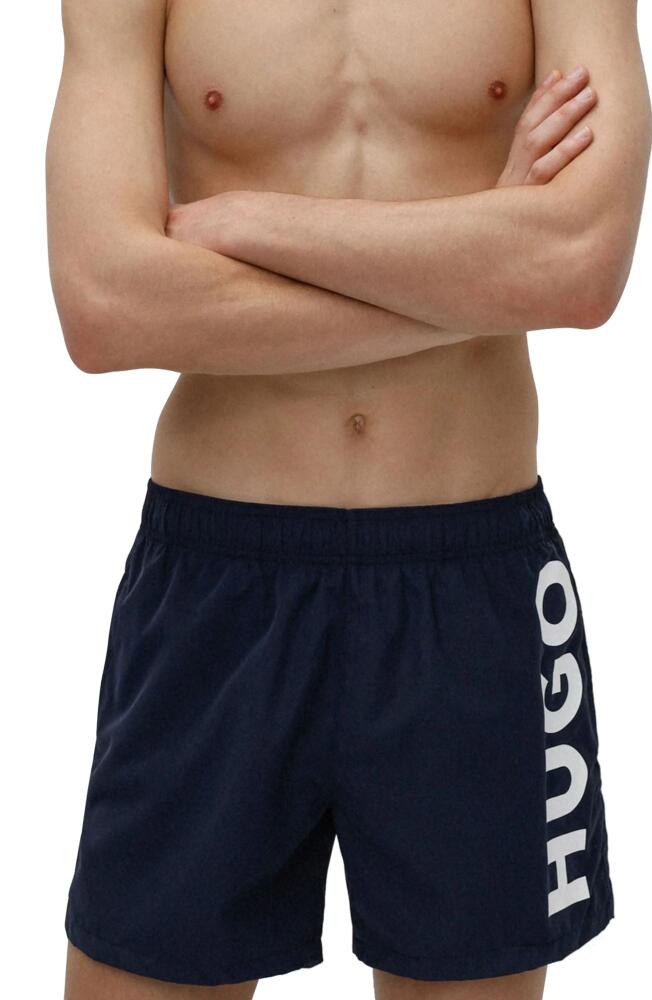 BOSS Abas Swim Trunks in Dark Blue Cover