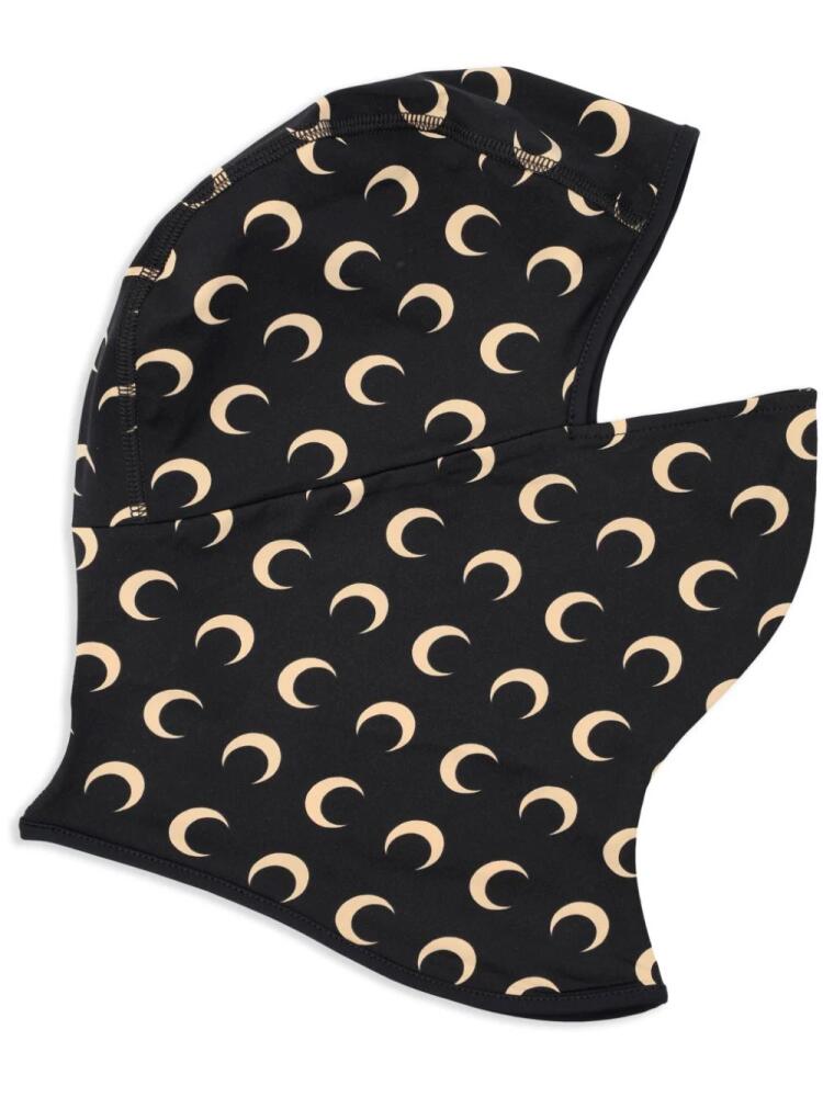 Marine Serre moon-print balaclava - Black Cover