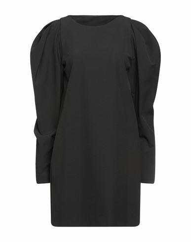 Erika Cavallini Woman Mini dress Black Polyester, Viscose, Elastane Cover