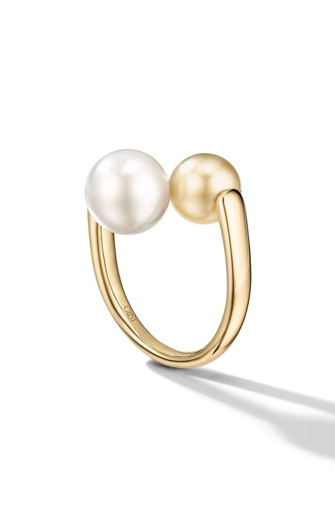 Cast The Daring Pearl Pirouette Ring in Gold Cover