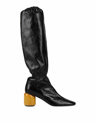 Jil Sander Woman Boot Black Soft Leather Cover