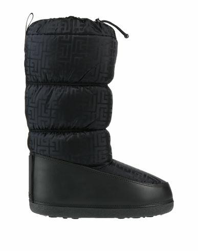 Balmain Woman Boot Midnight blue Textile fibers Cover