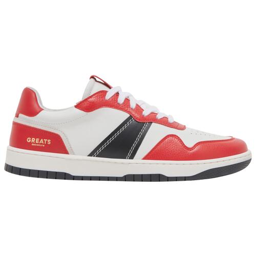 GREATS Mens GREATS Stuylux - Mens Running Shoes Red/White 09.5 Cover