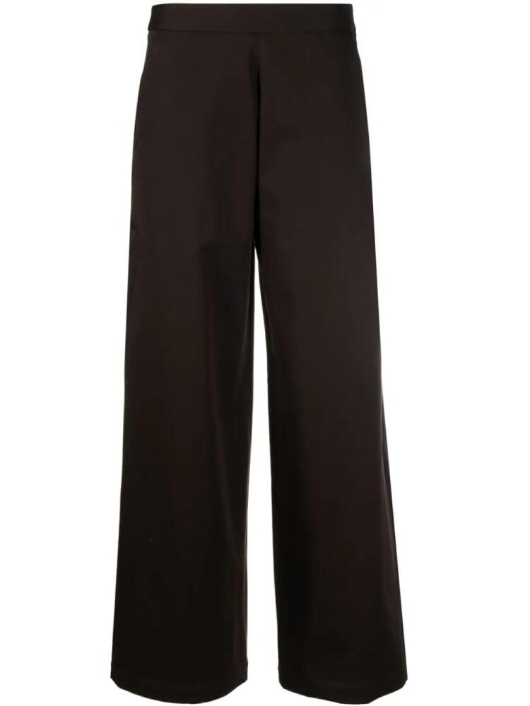 Société Anonyme wide-leg cotton trousers - Brown Cover