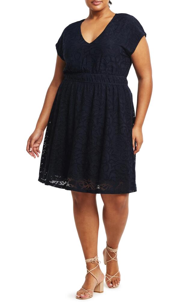 Estelle Cindy Lace Dress in Navy Cover