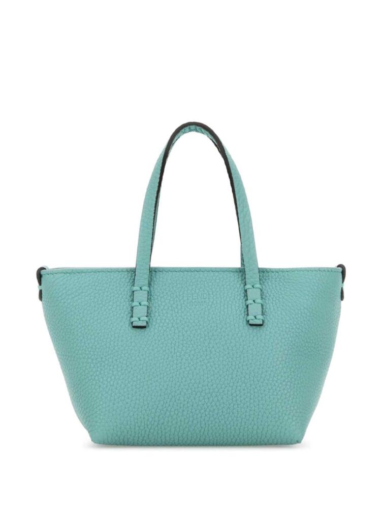 FENDI mini Selleria tote bag - Blue Cover