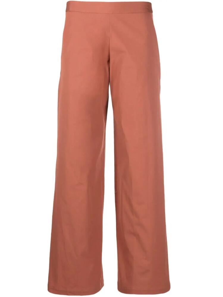 Société Anonyme wide-leg cotton trousers - Pink Cover