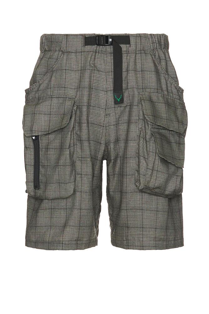 South2 West8 Tenkara Trout Short Per Glen Plaid in Grey Cover