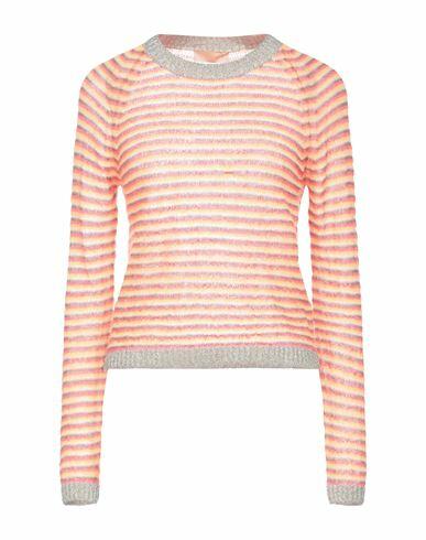 Momoní Woman Sweater Orange Mohair wool, Polyamide, Wool, Polyester Cover