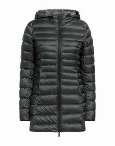 Homeward Clothes Woman Puffer Dark green Nylon Cover