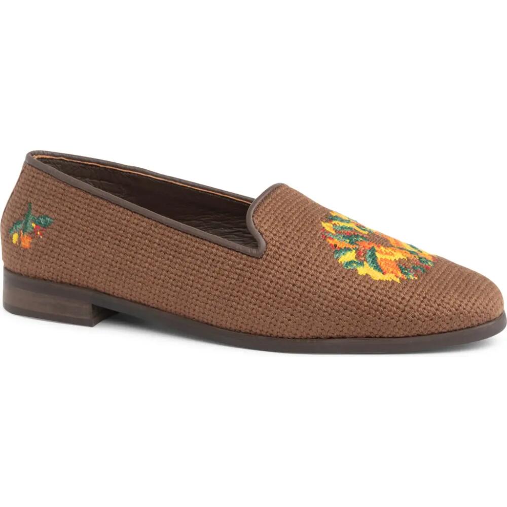 ByPaige Needlepoint Loafer in Brown Cover