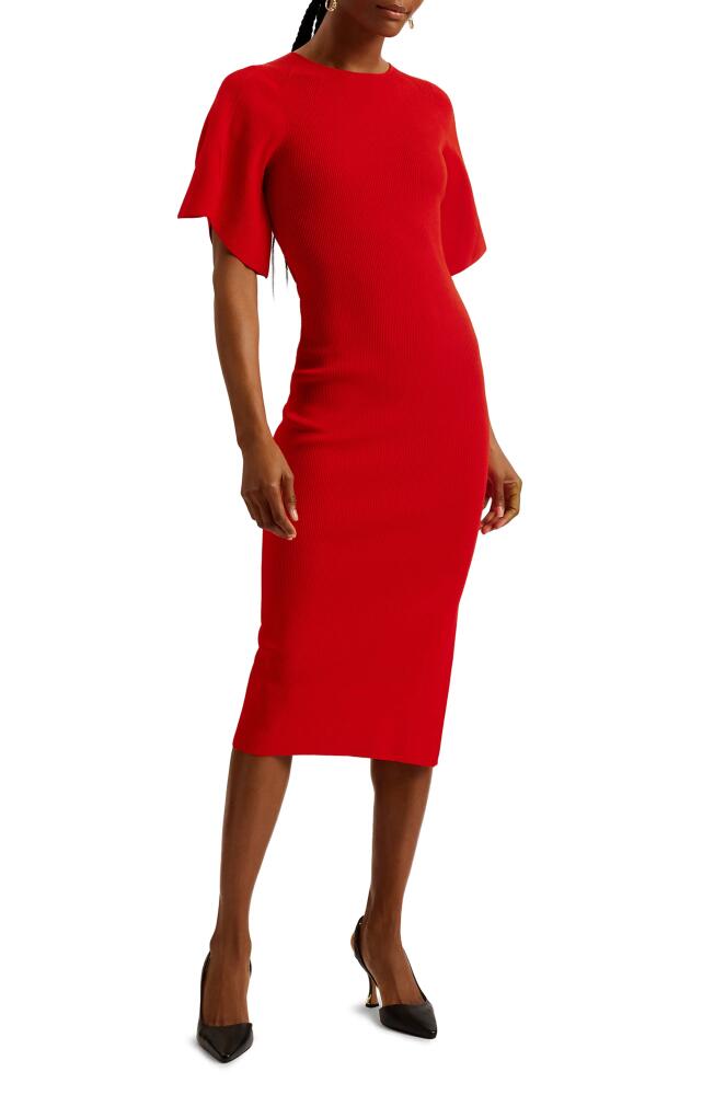 Ted Baker London Raelea Rib Sweater Dress in Red Cover