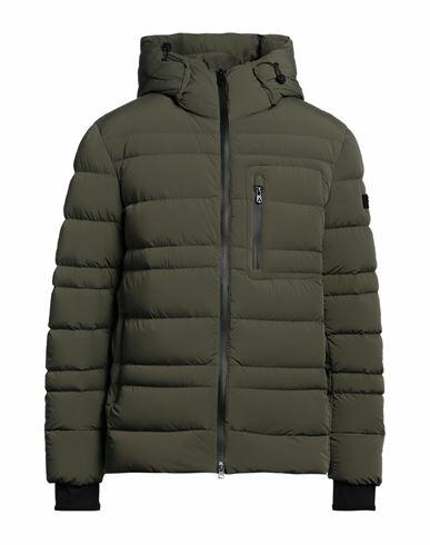 Peuterey Man Puffer Military green Polyamide, Elastane Cover