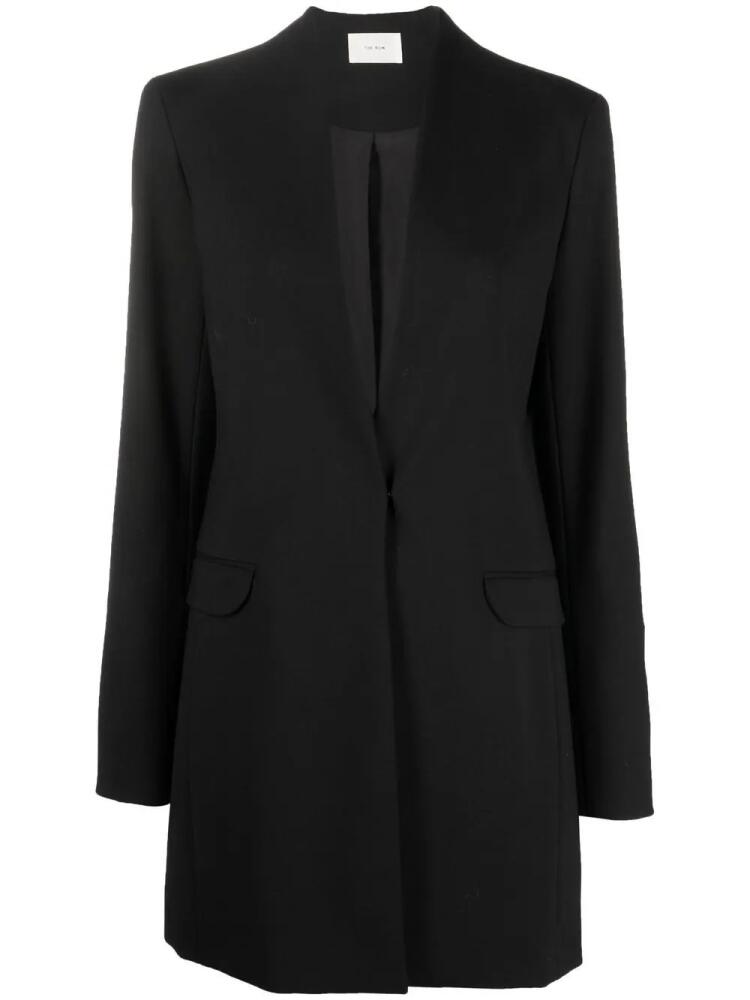 The Row single-breasted jacket - Black Cover