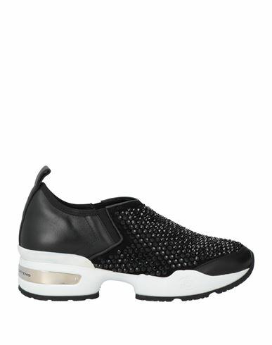 Ermanno Scervino Woman Sneakers Black Leather Cover