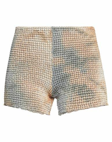 Off-white Woman Shorts & Bermuda Shorts Beige Viscose Cover