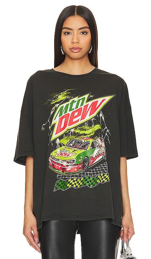 Philcos Mountain Dew Racing Oversized Tee in Black Cover