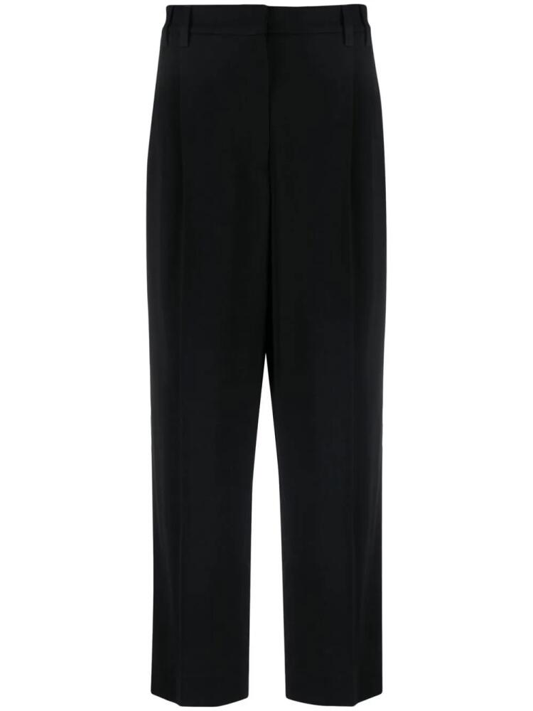 Brunello Cucinelli tapered cropped trousers - Black Cover