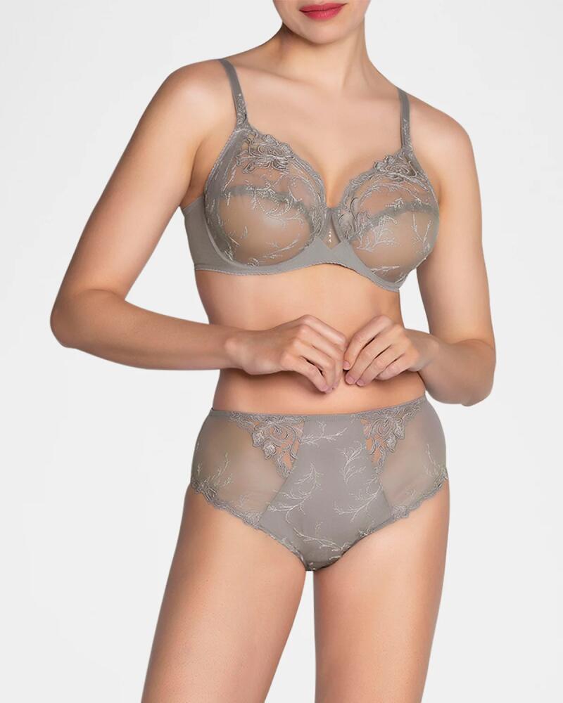 Lise Charmel Source Beaute Embroidered Full-Cup Bra Cover