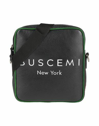 Buscemi Man Cross-body bag Black Leather Cover