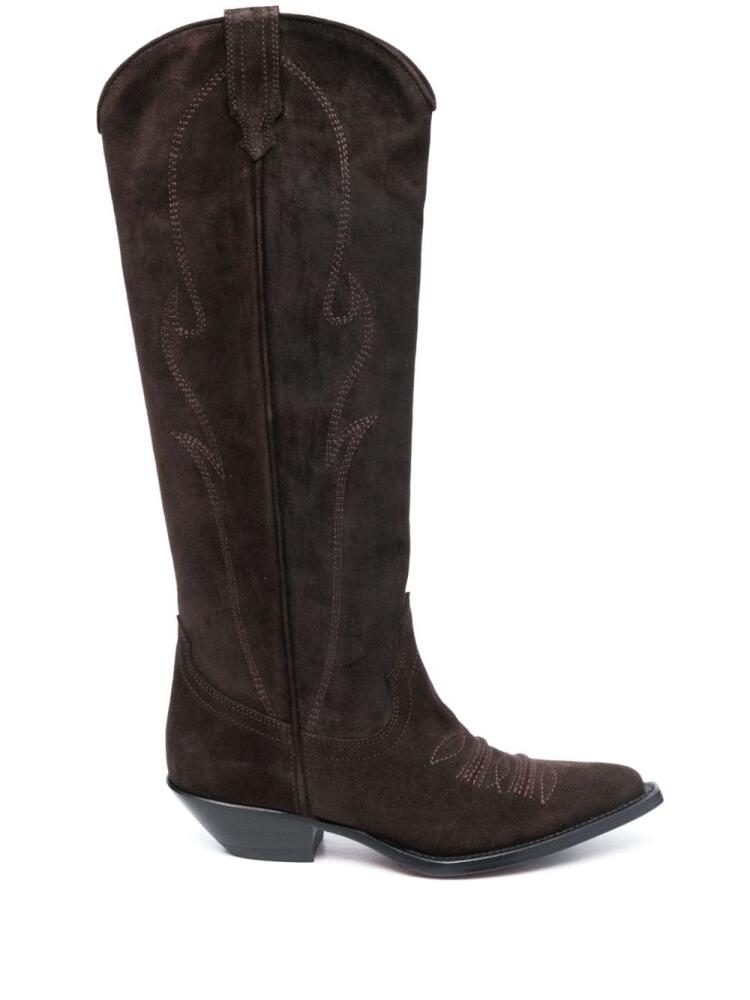 Sonora Hermosa 50mm suede knee-boots - Brown Cover