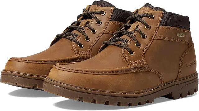 Rockport Weather Ready English Moc Boot (Wheat Leather) Men's Boots Cover