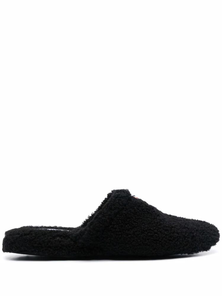 Thom Browne RWB grosgrain tab slippers - Black Cover