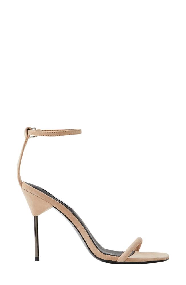 Reiss Carey Pin Heel Sandal in Biscuit Cover