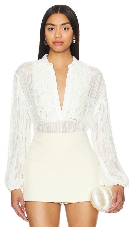 Alexis Ulla-Marie Top in Ivory Cover