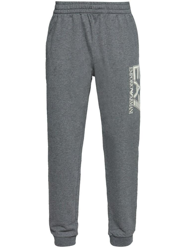 Ea7 Emporio Armani logo-print joggers - Grey Cover