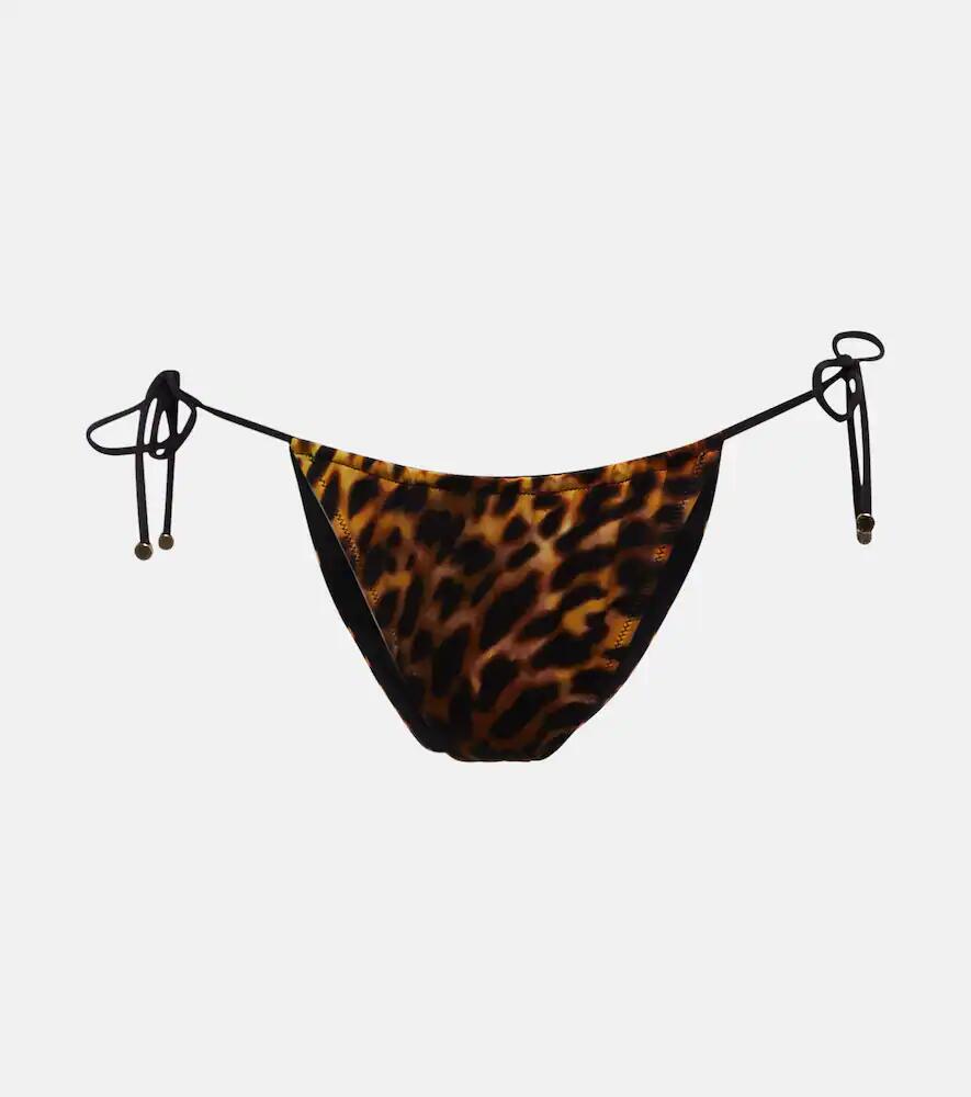 Stella McCartney Printed high-rise bikini bottoms Cover