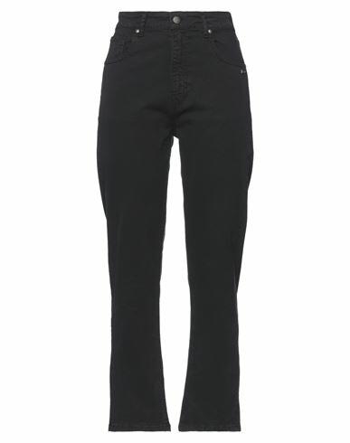 Berna Woman Pants Black Cotton, Elastane Cover