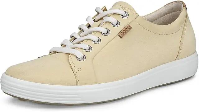 ECCO Soft 7 Sneaker (Straw) Women's Lace up casual Shoes Cover