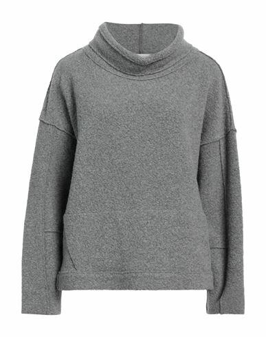 Crossley Woman Turtleneck Grey Viscose, Polyamide, Wool, Cashmere Cover