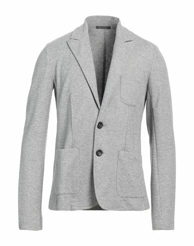 Roberto Collina Man Blazer Grey Cotton Cover