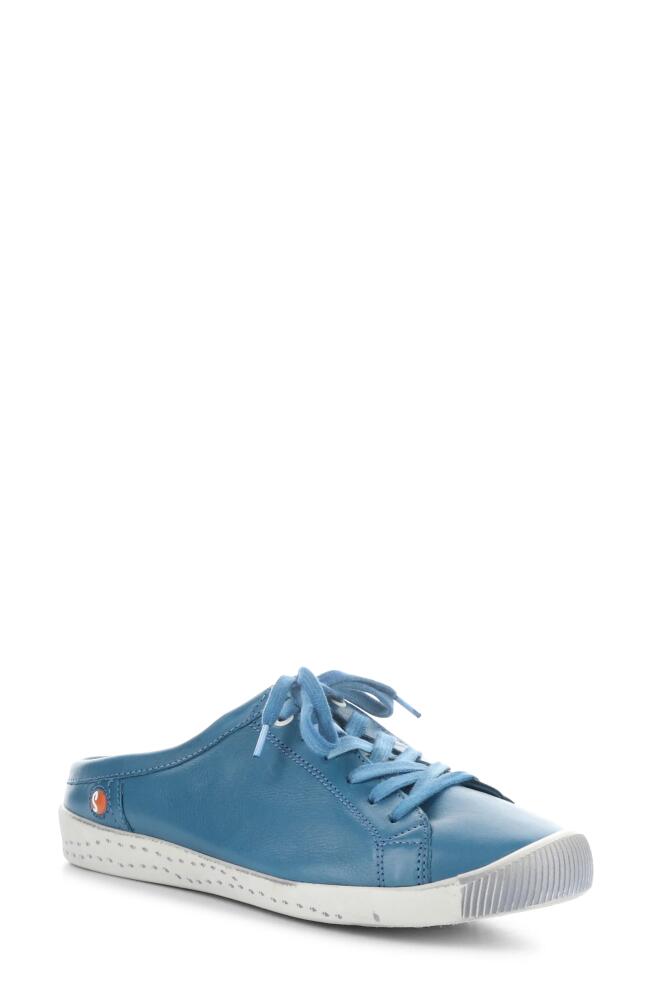 Softinos by Fly London Idle Sneaker in Blue Denim Washed Cover