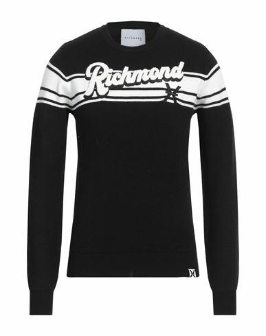 Richmond X Man Sweater Black Polyester, Nylon, Viscose Cover