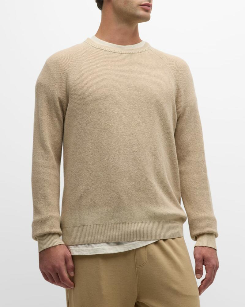 ATM Anthony Thomas Melillo Men's Cotton-Cashmere Raglan Sweater Cover