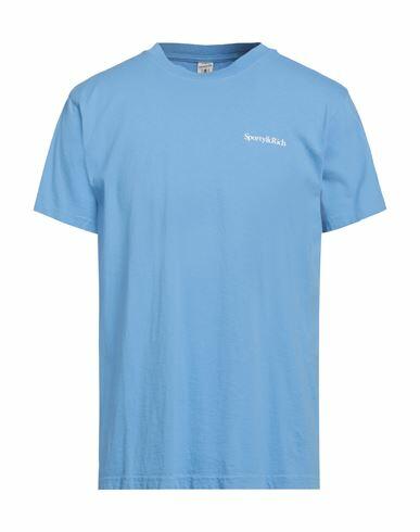 Paura Man T-shirt Azure Cotton Cover