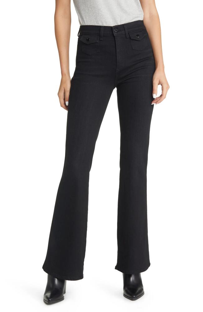 ASKK NY '70s Flare Leg Jeans in Black Resin Cover