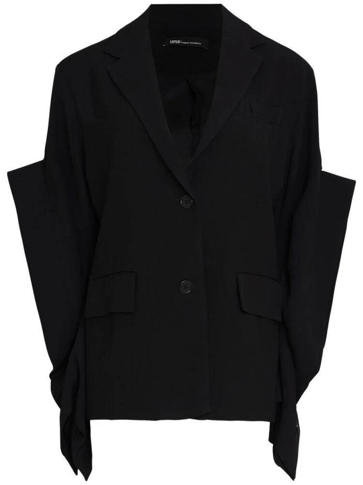 Uma | Raquel Davidowicz single-breasted blazer - Black Cover