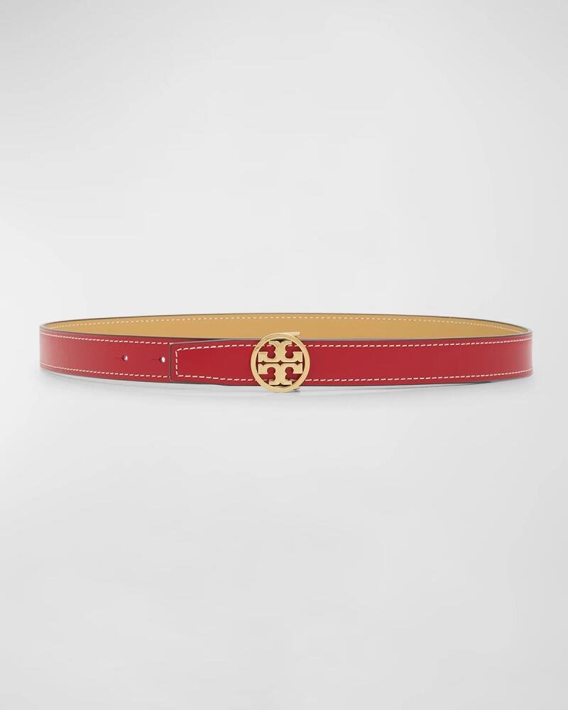 Tory Burch Miller Reversible Smooth Leather Belt Cover